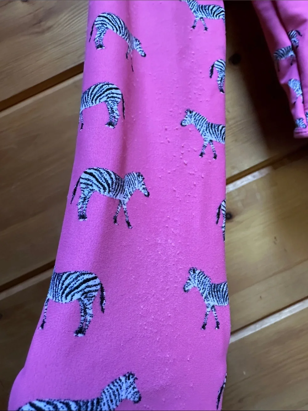 Coolibar Mott50 kid zebra pink long sleeve swim bathing suit rash guard size 6